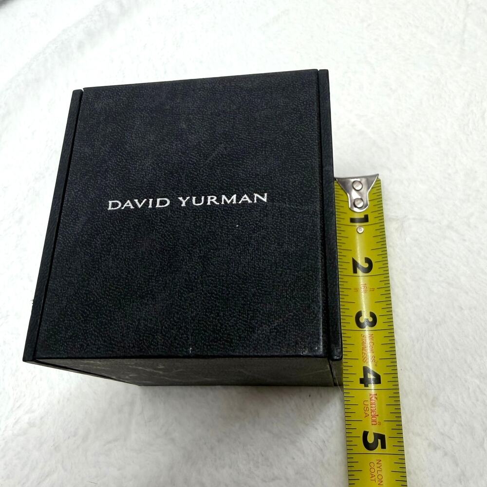 DAVID YURMAN Black‎ Empty Jewelry Ring/Bracelet Gift Display Box with Pillow - Picture 3 of 6